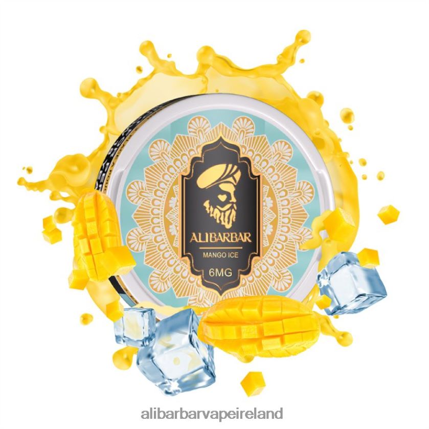 Alibarbar Flavours - Mango Ice RN4H6T87 Alibarbar Nicotine Pouches