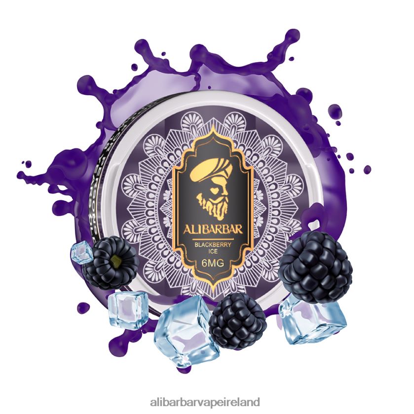 Alibarbar Puffs - Blueberry Sour Raspberry RN4H6T80 Alibarbar Nicotine Pouches