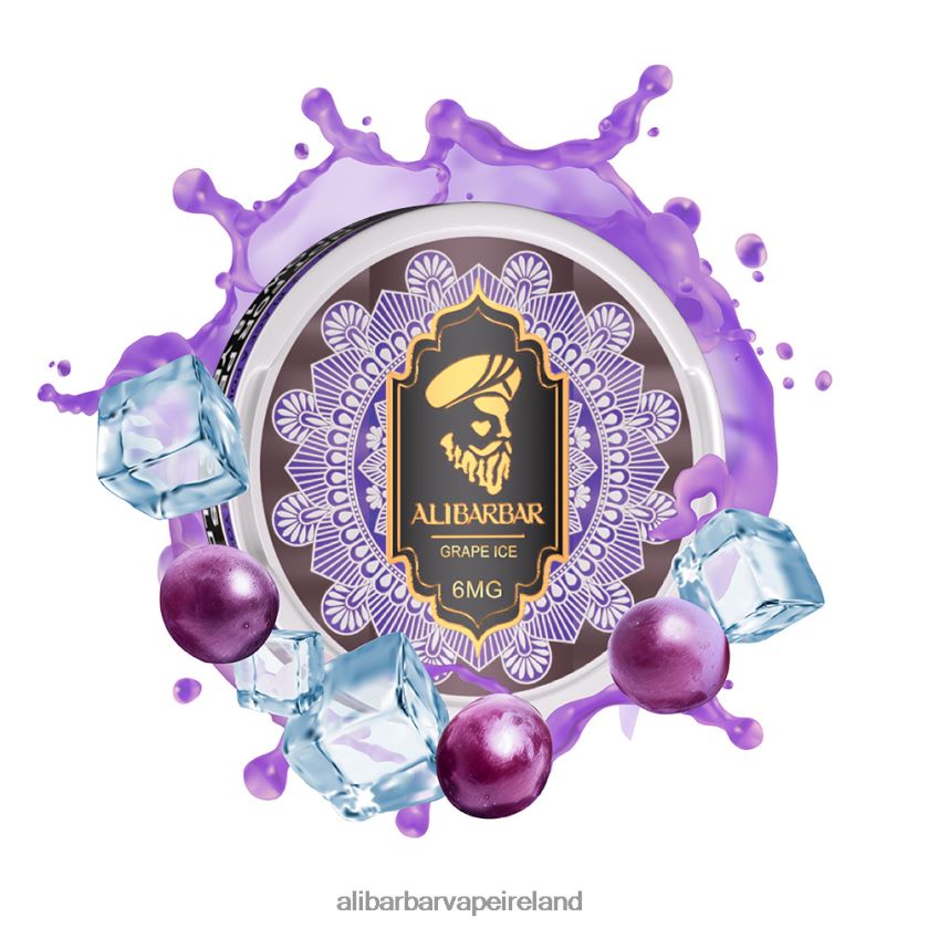 Alibarbar Puffs - Blueberry Sour Raspberry RN4H6T80 Alibarbar Nicotine Pouches