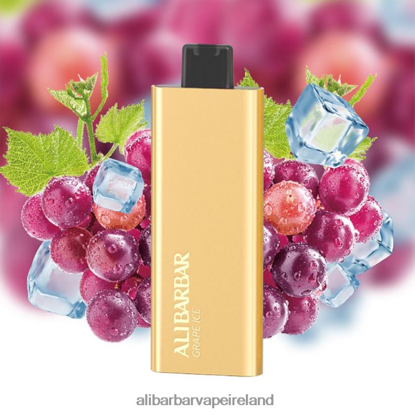 Alibarbar Puffs - Grape Ice RN4H6T56 Alibarbar Pandora 7000 Disposable Vape