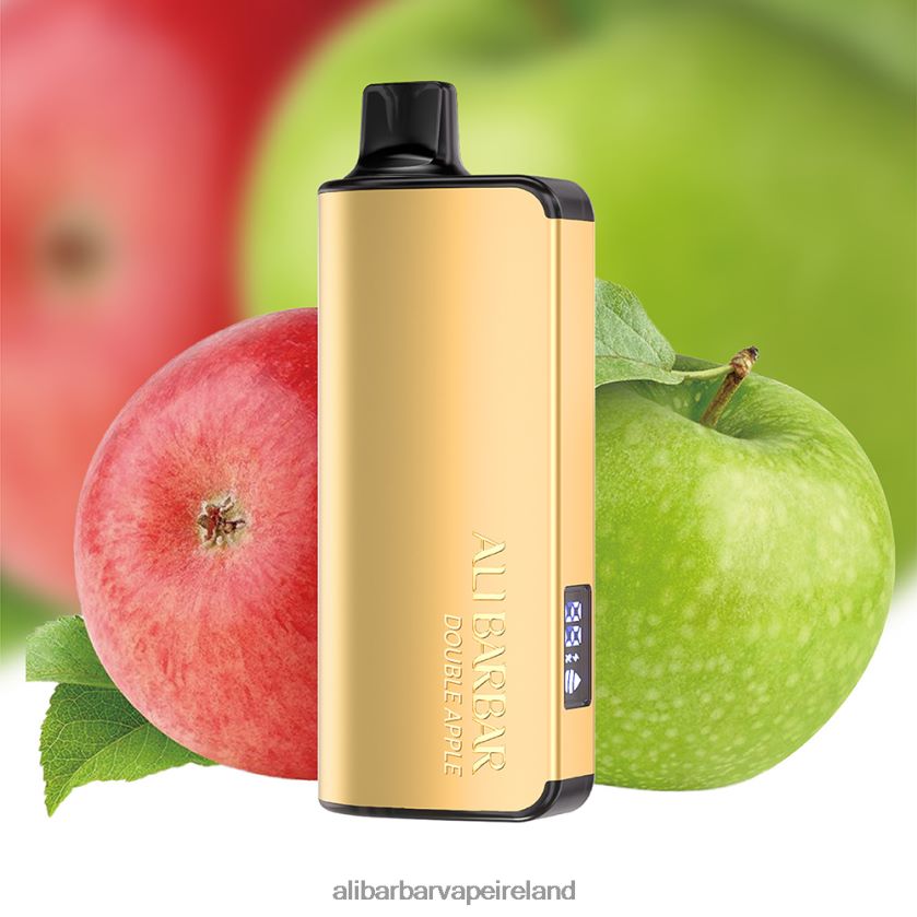 Alibarbar Vape Price - Double Apple RN4H6T28 Alibarbar Ingot 9000 Disposable Vape