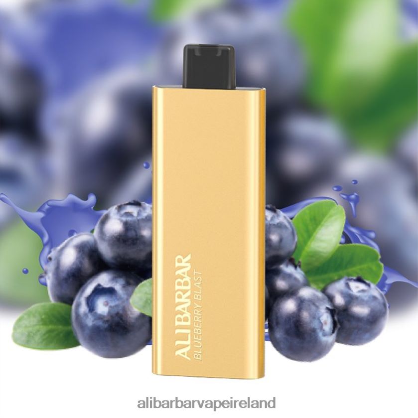 Alibarbar Vape Review - Blueberry Blast RN4H6T50 Alibarbar Pandora 7000 Disposable Vape