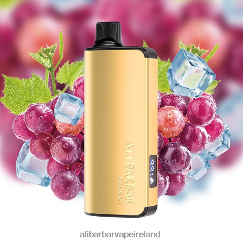 Alibarbar Vape Nicotine - Grape Ice RN4H6T37 Alibarbar Ingot 20000 Disposable Vape