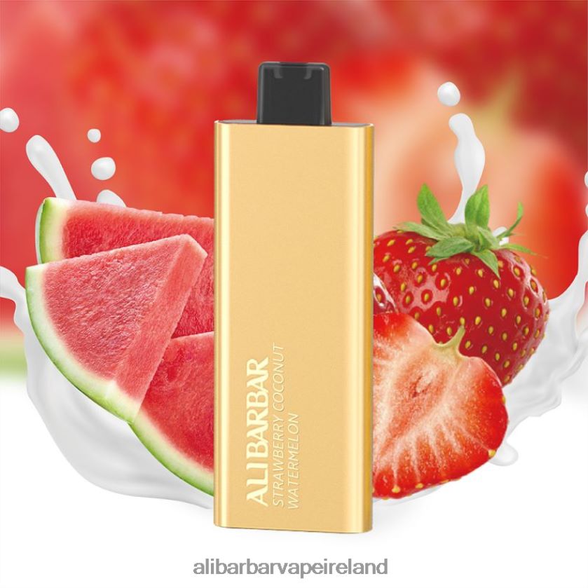 Alibarbar Nicotine Vape - Strawberry Coconut Watermelon RN4H6T62 Alibarbar Pandora 7000 Disposable Vape