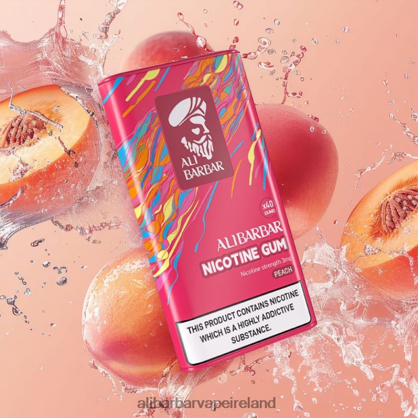 Alibarbar Nicotine Vape - Peach RN4H6T102 Alibarbar Nicotine Gum